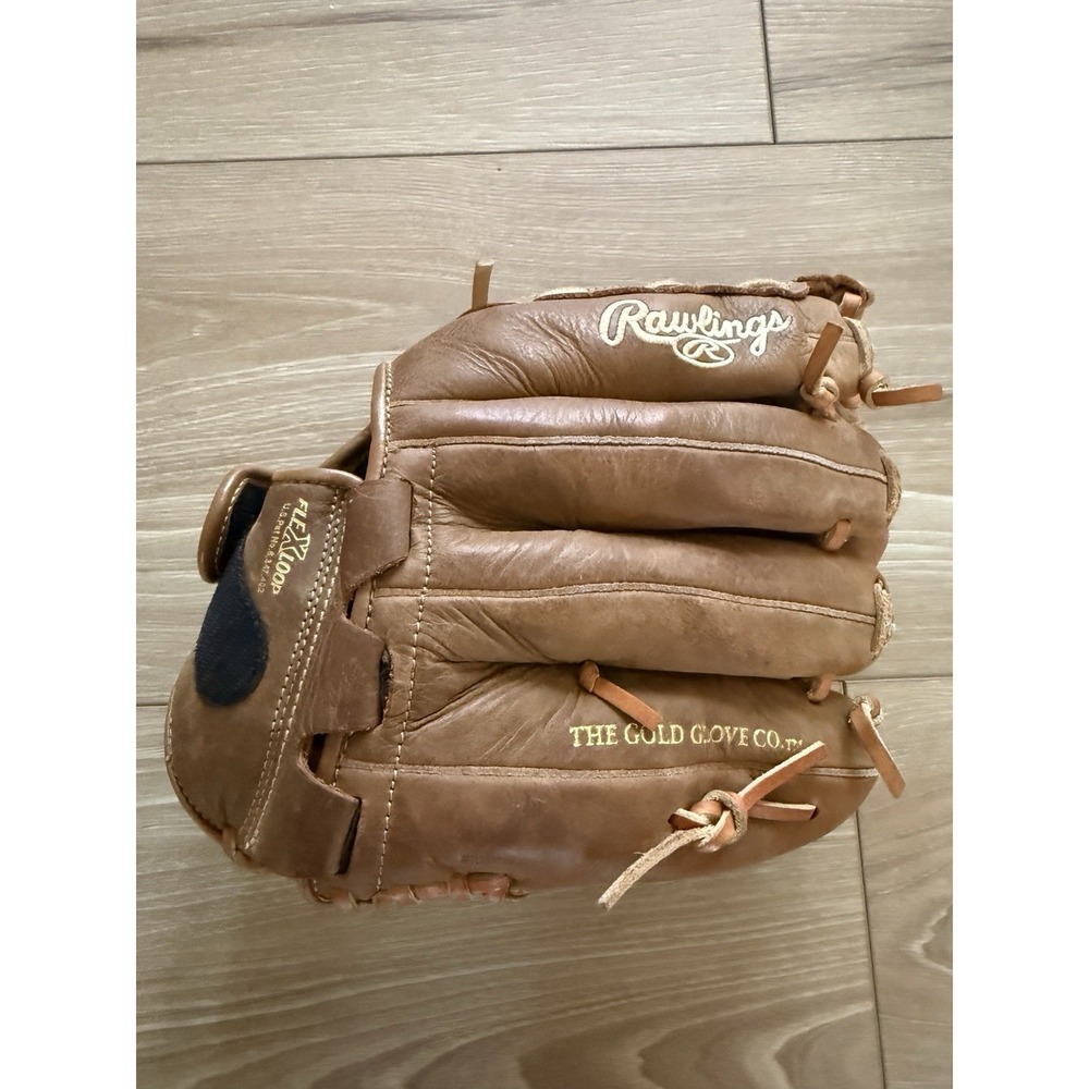 Rawlings All Leather Shell Glove PP120R 12" Flexloop Right Hand Throw Basket-Web